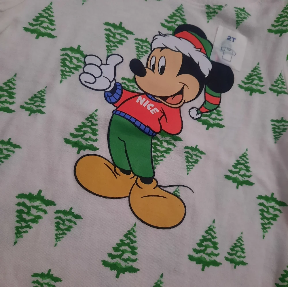 Old Navy x Disney Kids Mickey Mouse Holiday Tee